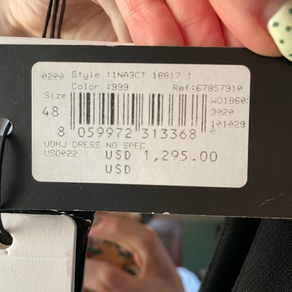 Emporio Armani Dress - Damaged Sleeves BNWT - Picture 5 of 6